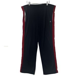 American Eagle Men's Y2K 2000s Navy Red Drawstring Sweatpants Track Pants Large